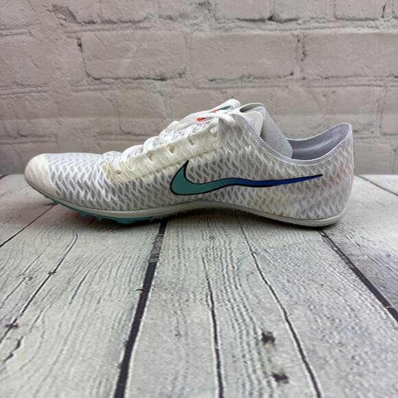 Size 8 Nike Zoom Mamba 5 Track Shoes White Ombre Cleats AJ1697-100 Men’s New - Picture 8 of 12